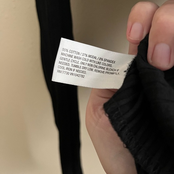 Long Sleeve Ribbed Wrap Top - Picture 7 of 7